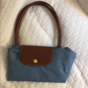 Longchamp blue la pliage bag
